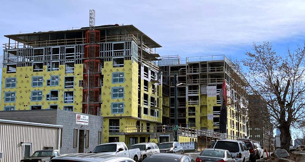 Alloy Sunnyside Apartment Complex being built in Denver, CO.
